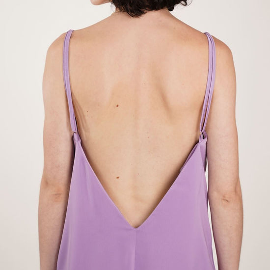 Combishort femme pyjama Jama lila - La Totale