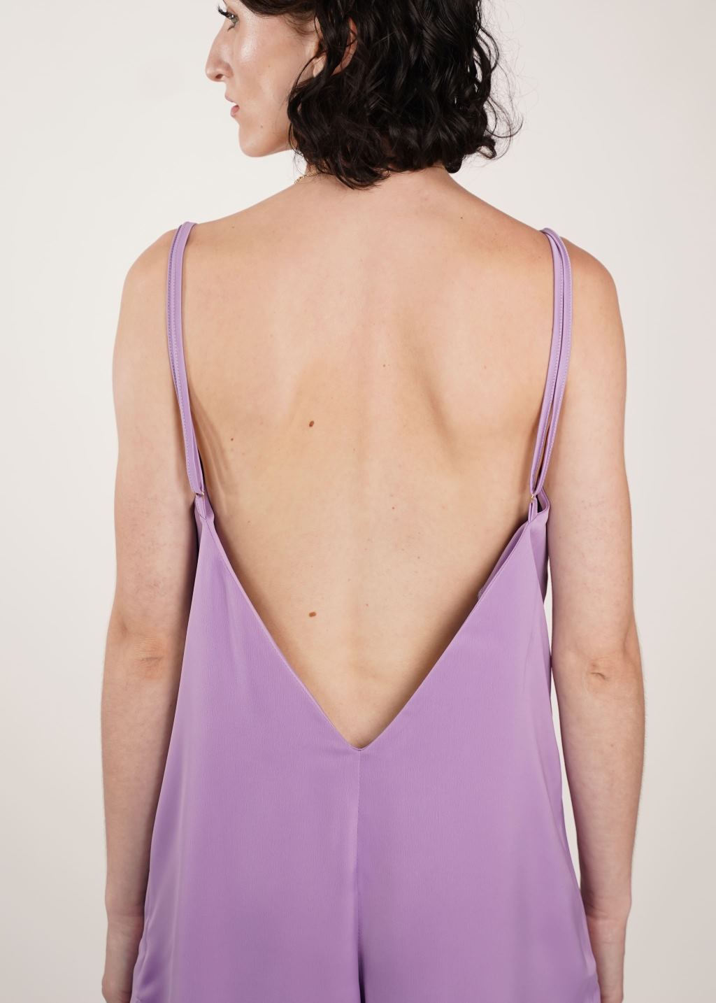 Combishort femme pyjama Jama lila - La Totale