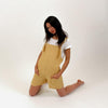 Salopette en lin paslopette la totale ocre
