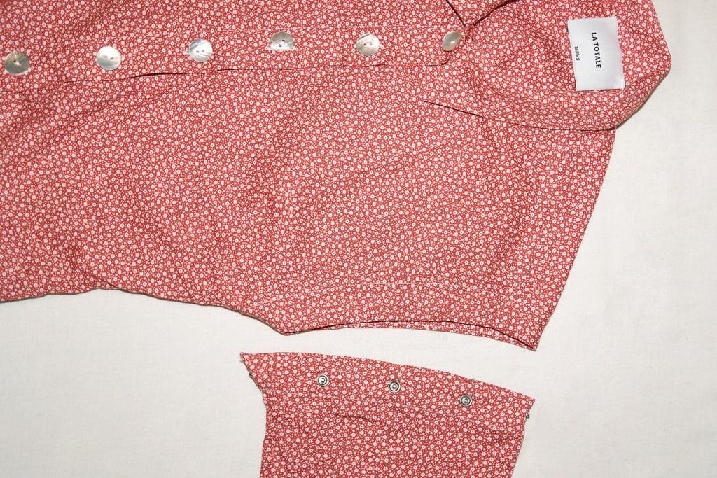 combishort renee alyssun rouge La totale manches amovibles