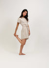 Combishort Tee-short sable - La Totale