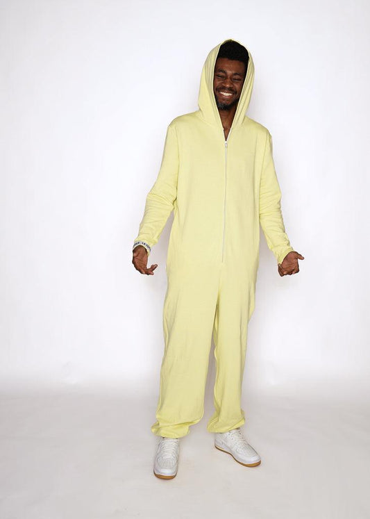 Combinaison jogging unisexe jaune pastel - La Totale