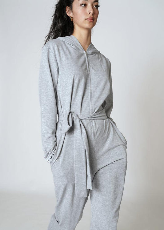 Combinaison unisexe jogging gris chiné - La Totale