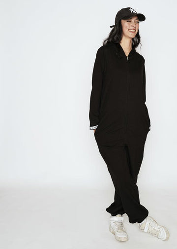 Combinaison unisexe jogging noire - La Totale